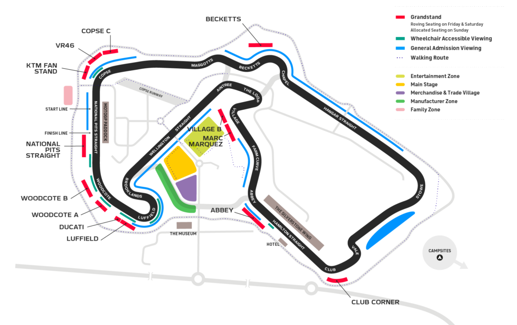 Image of Silverstone Race Track MOTOGP 2021