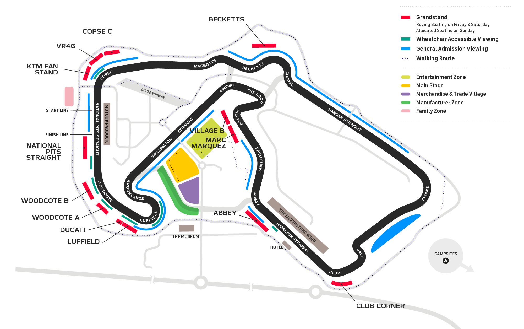 Image of Silverstone Race Track MOTOGP 2021